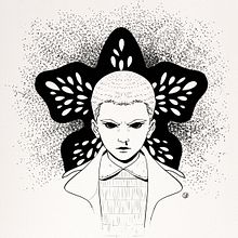 My project in Blackwork Tattoo Design course. Un progetto di Illustrazione tradizionale di SaX Guidi - 24.02.2021