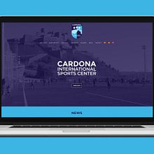 Diseño web multi-idioma - Cardona International Sports Center. Un proyecto de Diseño Web de Albert Masmitja - 27.10.2019