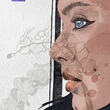 Blue Orchid. Un proyecto de Ilustración digital e Ilustración tradicional de Shaula Manente - 24.02.2021