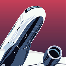 l'avió del fum . Un proyecto de Ilustración vectorial de Tono Mollà - 24.02.2021