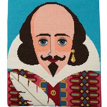 William Shakespeare needlepoint. Un proyecto de Artesanía de Emily Peacock - 24.02.2021