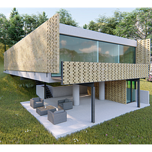 Mi Proyecto del curso: Diseño y modelado arquitectónico 3D con Revit. Architecture, Digital Architecture & Interior Architecture project by Felipe Andrés Romero Palacios - 02.25.2021