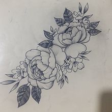 Meu projeto do curso: Tatuagem botânica com pontilhismo. Botanical Illustration project by Aline meneghelli - 02.25.2021