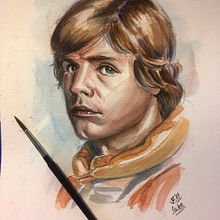 curso de retrato artistico con acuarela. Un progetto di Disegno di ritratti di jaume farre ferrer - 25.02.2021