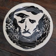 Sgrafitto sobre Cerâmica (Scratch Cerâmico). Fine Arts, and Ceramics project by Samuel Casal - 02.24.2021