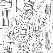 Retratos de Le Corbusier. Un proyecto de Dibujo a lápiz de Catalina Bu - 10.01.2021