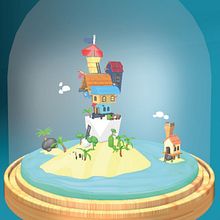 i2nMi Proyecto del curso: Creación de mundos 3D en miniatura con Procreate y Cinema 4D Ein Projekt aus dem Bereich 3D von maritavalverde98 - 26.02.2021