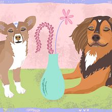 Ilustração- retratos de animais de estimação Ein Projekt aus dem Bereich Traditionelle Illustration und Digitale Illustration von Mariana Jerónimo - 23.10.2020