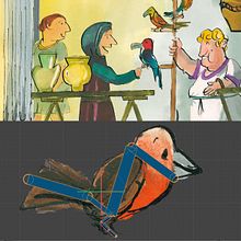 Cuento animado. Ilustraciones de Emilio Urberuoaga. 2D Animation, 3D Animation, and Rigging project by eFe Muñoz - 02.27.2021