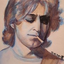 My project in Artistic Portrait with Watercolors course . Lukisan Cat Air proyek oleh olastofos - 02.27.2021