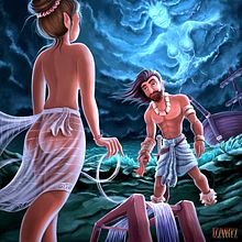 Kuveni. Un proyecto de Diseño de personajes, Corrección de color, Teoría del color, Concept Art, Diseño digital, Ilustración digital e Ilustración tradicional de Izzaartz - 16.02.2020