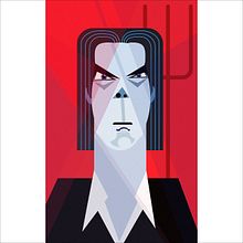 Nick Cave. Un progetto di Disegno digitale, Illustrazione tradizionale e Illustrazione vettoriale di lynkalogirou - 27.02.2021