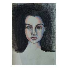 Mi Proyecto del curso: Retrato creativo en claroscuro con lápiz. Traditional illustration, Pencil Drawing, Portrait Drawing, and Artistic Drawing project by Natalia Gondal - 02.27.2021