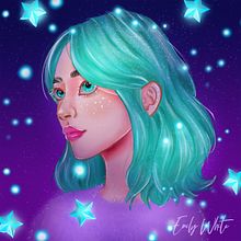 Layla. Drawing, Digital Drawing, and Digital Painting project by Emily White - 02.27.2021