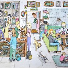 My project in Creative Sketching: Fill Your Illustrations with Life and Detail course. Traditional illustration, Ink Illustration, and Watercolor Painting project by ezyjay - 02.27.2021