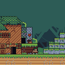Mi Proyecto del curso: Creación de escenarios pixel art para videojuegos. Un proyecto de Pixel art de El Mister Señor Don Taco - 27.02.2021