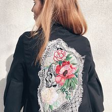 My project in Fashion Design: Painting and Embroidering Garments course. Embroider project by Alja Slemensek - 01.28.2021