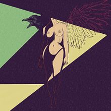 Crow. Desenho digital, Ilustração tradicional e Ilustração digital projeto de Alexandra Beltran Molina - 09.08.2020