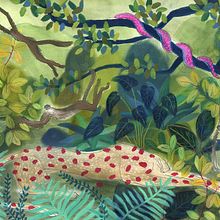 Camuflaje tropical. Traditional illustration project by Sandra Garayoa - 10.28.2019