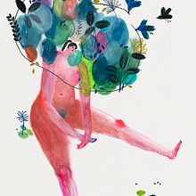 El Jardín. Traditional illustration project by Sandra Garayoa - 04.19.2020