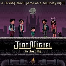 Proyecto final: Videojuego Juan Miguel in the City. Een project van Videogames, Karakteranimatie, Pixel art y Videogame-ontwikkeling van Jaime - 28.02.2021