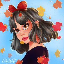 Kiki Witch Fanart. Drawing, Digital Drawing, Traditional illustration, and Digital Painting project by Emily White - 02.28.2021