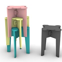 Tijuana Apilable. Furniture Design, and Making project by damianpalma - 03.03.2021