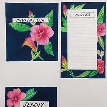I created my own stationery set by hand, as I just cannot get my head around photoshop...given that I will never use it in the future, I decided to do it my way..by hand. I enjoyed the course though, learnt a lot about painting botanicals, thankyou.. Watercolor Painting project by Jenny Foreman - 03.01.2021