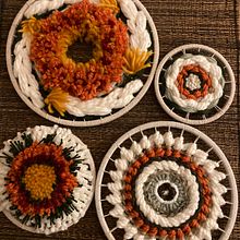 Mi Proyecto del curso: Tejido en telar circular. Un proyecto de Macramé de Sandra Olmos - 01.03.2021