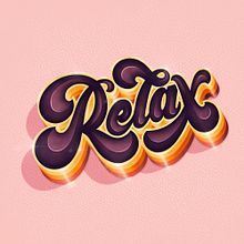 Relax. Un proyecto de Lettering de Aurelie Maron - 03.07.2020