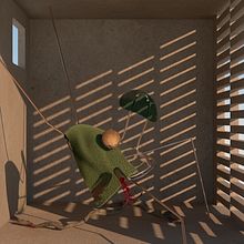 Chair space. 3D, Digital Architecture, Creativit, and 3D Design project by Ot Bach-Esteve Fité - 03.01.2021