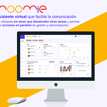 MOOMIE, EL DASHBORD MANEJADO CON TU VOZ. Un proyecto de Diseño digital y UX / UI de Sara Pantoja Gil - 01.02.2021