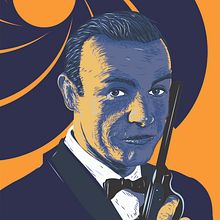 Sean Connery as James Bond 007. Un progetto di Illustrazione tradizionale di Kacper Brzezicki - 01.03.2021