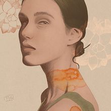 Mi Proyecto del curso: Retrato ilustrado con Procreate. Un progetto di Illustrazione digitale di Tamara - 01.03.2021