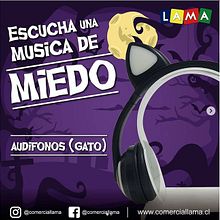 comercial lama - publicidad audifonos Halloween. Un proyecto de Diseño, Diseño para Redes Sociales y Diseño Web de Valentin Retamal - 01.03.2021