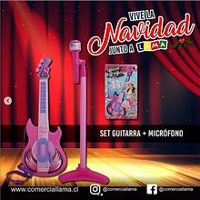 comercial lama - publicidad guitarra, Navidad. Un proyecto de Diseño, Diseño para Redes Sociales y Diseño Web de Valentin Retamal - 01.03.2021