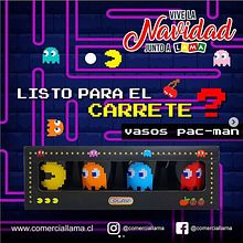 comercial lama - publicidad vasos pac-man. Un proyecto de Diseño, Diseño para Redes Sociales y Diseño Web de Valentin Retamal - 01.03.2021