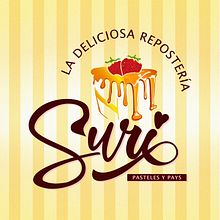 La deliciosa repostería "Suri". Un proyecto de Br, ing e Identidad, Creatividad, Dibujo digital, Diseño de logotipos, Diseño digital, Diseño gráfico, Ilustración tradicional, Ilustración digital e Ilustración vectorial de Adan Gómez - 01.03.2021