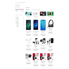 Tienda de teléfonos el punto tecnológico . Un progetto di Web design di Julio Soto Rodriguez - 01.03.2021
