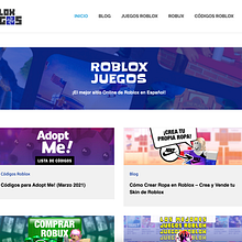 Mi Proyecto del curso: Creación de una web de Roblox. Un proyecto de Desarrollo Web, Diseño Web y Marketing Digital de Enric Serrat - 01.03.2021
