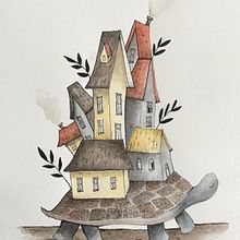 My project in Illustrated Stories: From Idea to Paper course . Ilustrasi tradisional proyek oleh dayanahenriques - 03.02.2021