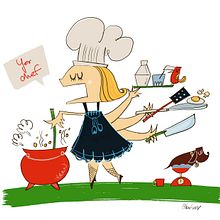 YesChef!. Ilustração editorial projeto de Valentina Locorotondo - 02.03.2021