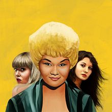 Etta James. Un progetto di Design di poster , Graphic design, Illustrazione tradizionale e Illustrazione digitale di Cordaje - 30.12.2019