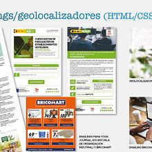 Diseño de e-mailings, geolocalizadores con HTML/CSS. Mobile Design project by Ana Madero - 03.02.2021
