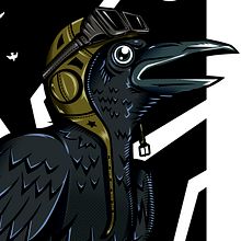 Cuervo: Arte vectorial. Digital Illustration project by Martin Di Filippo - 03.02.2021