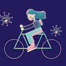 Corono Blue, Mediatation metal healing . 2D Animation project by Naeun Jeon - 03.02.2021