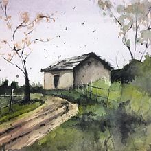 Paisaje en acuarela. Un progetto di Pittura ad acquerello di Sergio Vera - 18.07.2020