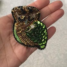 Pin de Buho :D. Un proyecto de Bordado de Isabel Margarita - 02.03.2021