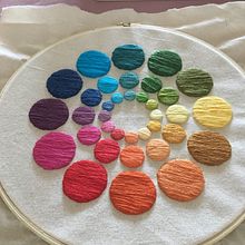 Rueda de colores :D. Un proyecto de Bordado de Isabel Margarita - 02.03.2021