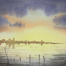 Paisaje en acuerela. Un progetto di Pittura ad acquerello di Sergio Vera - 27.07.2020